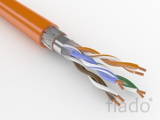 Parlan patch sf/utp cat5e 4х2х0,60 zh нг(а)-hf кабель витая пара (lan)