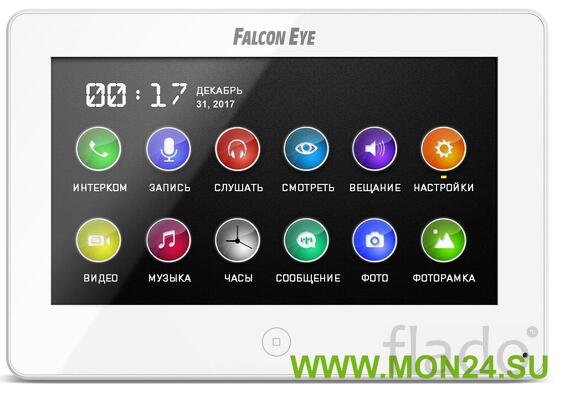 Fe-70 capella dvr white монитор домофона цветной