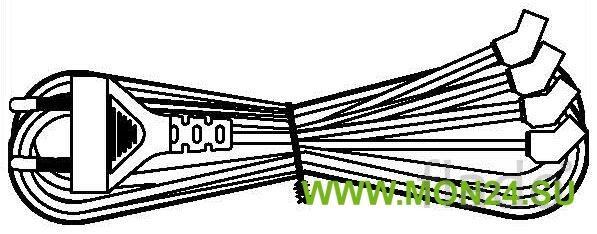 Kl-fcrd-2f-eu-1.8-bk кабель питания для вентилятора