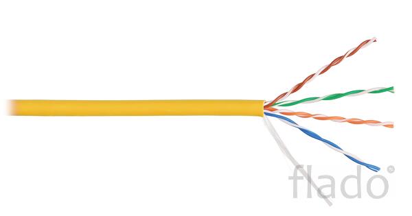 U/utp 4pair, cat5e, solid, in, lszh (9100c-yl) кабель «витая пара» (la