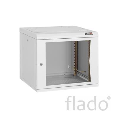 Twc-096050-g-w-gy настенный шкаф 19″, 9u, стеклянная дверь, цельносвар