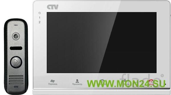 Ctv-dp2700ip w комплект видеодомофона