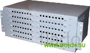Крс-96-sc кросс оптический стоечный (19″), 4u, 96 портов, sm, sc/upc