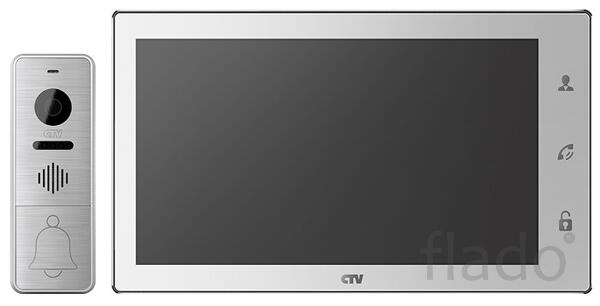 Ctv-dp4106ahd w (белый) комплект видеодомофона