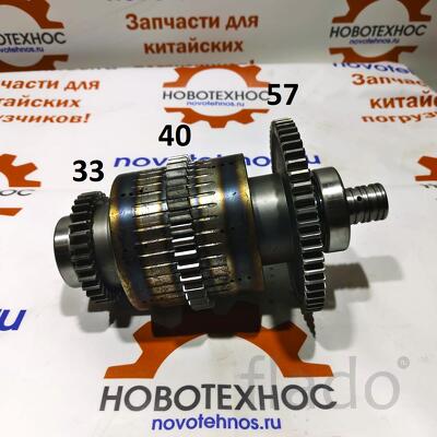 Вал АКПП ZY265 задняя скорость с количеством зубьев 57/40/33 в сборе