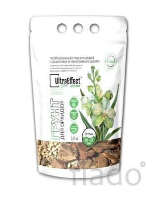 Грунт для орхидей UltraEffect Plus c Цеолитом Optimal 19-37mm 3л