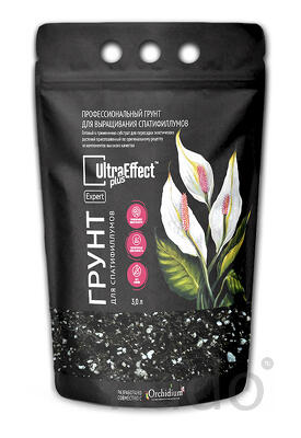 Премиальный грунт для выращивания Спатифиллумов UltraEffect 3л