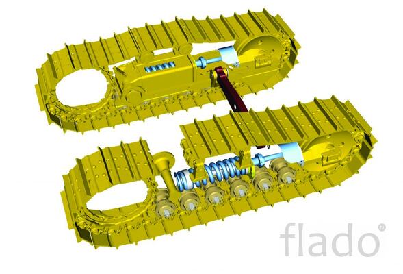 Натяжители гусеничных цепей бульдозеров SEM 816D