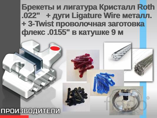 Комплект ортодонтических материалов Основные компоненты