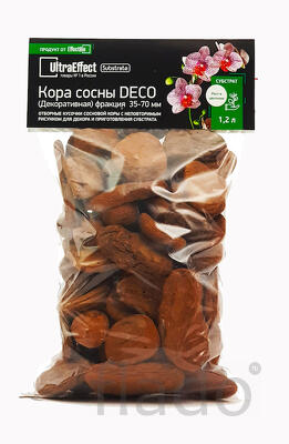 Гранулят из сосновой коры UltraEffect Deco 35-70mm 1,2 литра