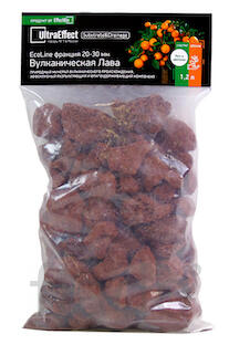 Вулканическая лава UltraEffect - ХLarge фракция 20-30мм 1,2 литра