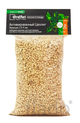 Цеолит активированный UltraEffect - Субстрат & Дренаж, фр. 2,5-5мм 1,2