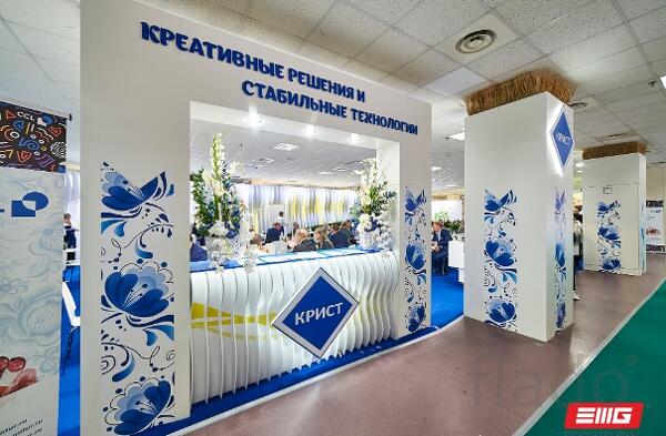 линейный выставочный стенд