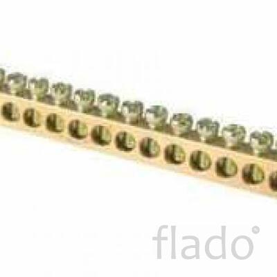 Шина нулевая «N» открытая 24/2 сечение 8х12 мм TEXENERGO