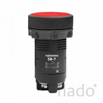 Кнопка SB-7 1з+1р «Стоп» красный