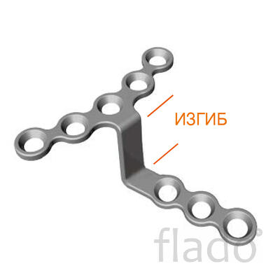 Предизогнутая ортогнатическая пластина