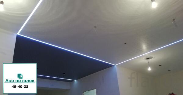 Натяжной потолок в Омске под ключ цена