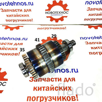 Вал АКПП передняя скорость 35/41/29 для экскаватора shanmon 388h