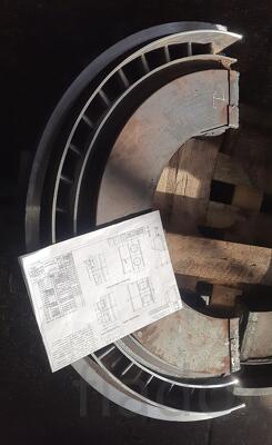 Муфта ГМН зубчатая чертеж 1235328 для паровых турбин