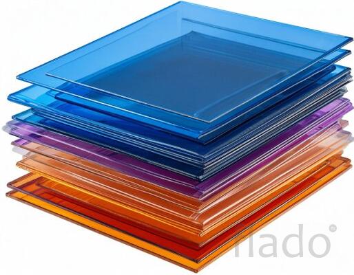 Монолитный поликарбонат 1 мм, 1250x2050 Оптимальный, цветной