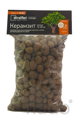 Керамзит UltraEffect фракция 10-20мм 1,2 литра