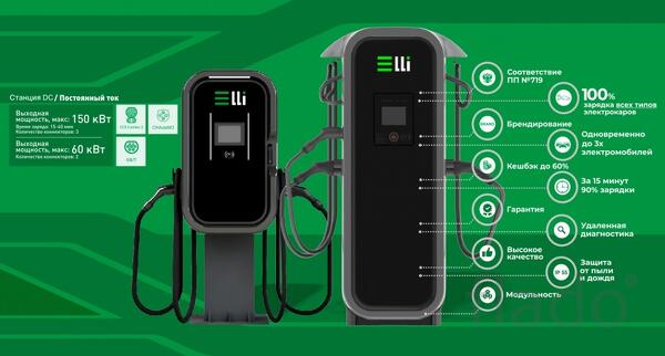 Зарядные станции для электромобилей