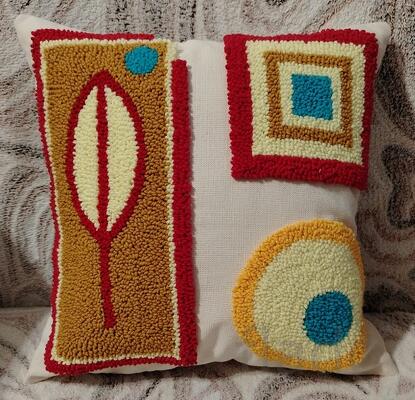 Текстильная наволочка на подушку 35см. на 35см