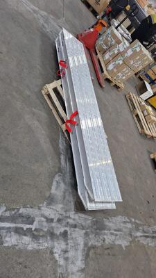 Аппарели алюминиевые для спецтехники (экскаватор, трактор, погрузчик)