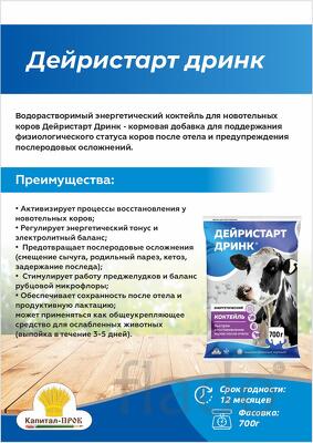 Коктейль Дейристарт Дринк для новотельных коров (700г)