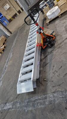 Аппарели алюминиевые для экскаватора, трактора, погрузчика