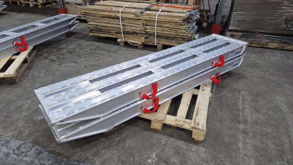 Аппарели алюминиевые для трала