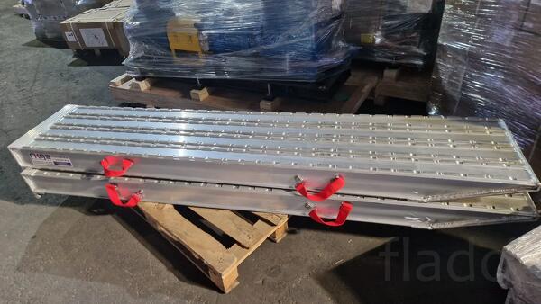 Аппарели алюминиевые для заезда тяжелой техники до 50 тонн