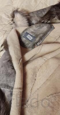 Продам женскую дублёнку, натуральная, овчина соболь