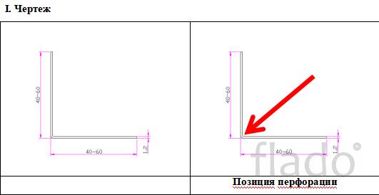 Скоростная линия для производства L профилей