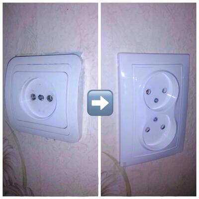 Надежная установка розеток 21-24-68