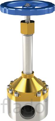 Клапан криогенный запорный проходной CADUCEUS