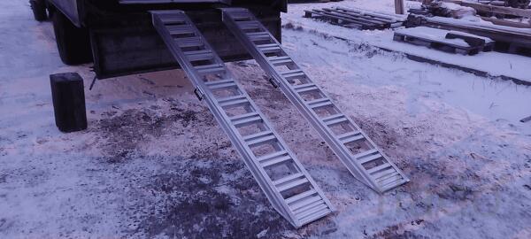 Аппарели алюминиевые для заезда 2200 кг