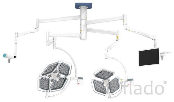 Светильник медицинский хирургический потолочный CADUCEUS CL4-L3/L4
