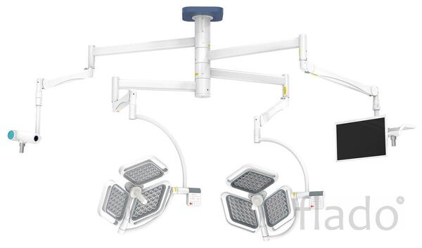 Светильник медицинский хирургический потолочный CADUCEUS CL4-L3/L3