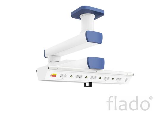 Потолочная медицинская консоль двухплечевая CADUCEUS C2E-AL