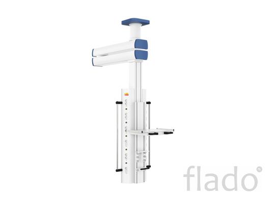 Потолочная двухплечевая медицинская консоль CADUCEUS C2-VE