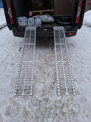 Сходни для легкового прицепа или микроавтобуса