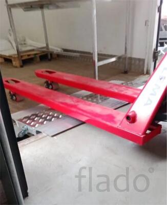 Мост перегрузочный для вилочного погрузчика с эстакады в фуру