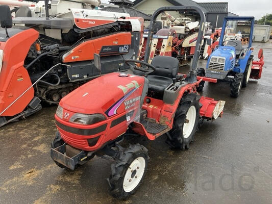 Минитрактор Yanmar KE-40 фреза 4х4 наработка 628 мч