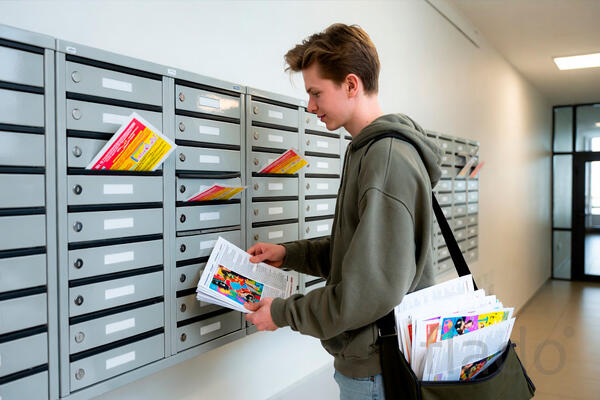 Распространение листовок по почтовым ящикам