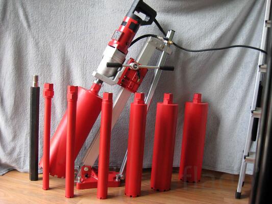 Алмазное бурение, cверление бетонных стен, перекрытий и пр