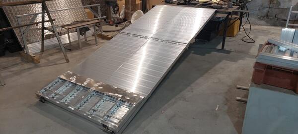 Трап складной автомобильно/стационарный (поломойки, пылесосы, рохли)