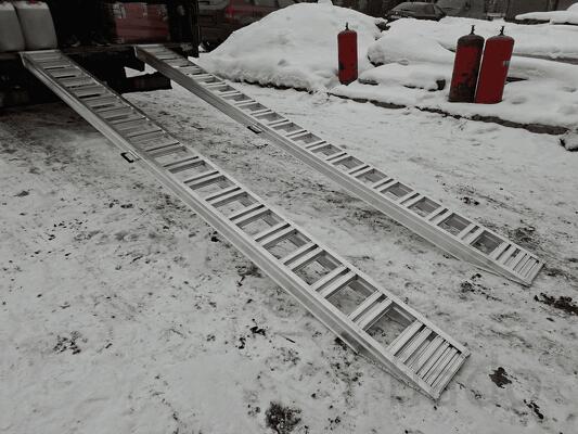 Аппарели алюминиевые 4 метра 1200 кг