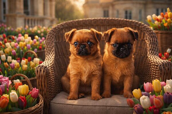 Рыжие девочки пти брабансон