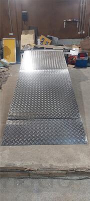 Трап складной автомобильно/стационарный 2-го сложения